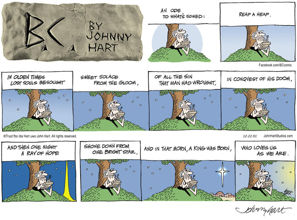 B.C. Print: He loves us as we are
