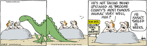 B.C. Print: April the Giraffe #4 (Being Upstaged)