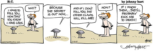 B.C. Print: Kick Me To Death