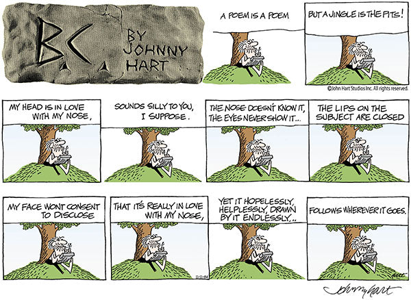 B.C. Print: Head In Love With Nose