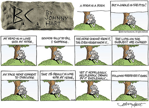 B.C. Print: Head In Love With Nose