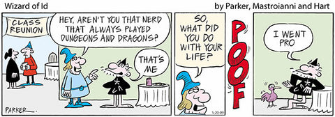 Wizard of Id Print: I Went Pro